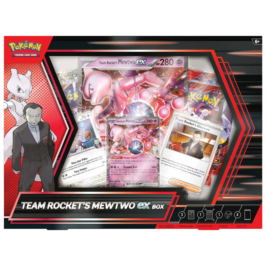 Pokemon TCG - Scarlet & Violet - Team Rocket's Mewtwo ex Collection Box