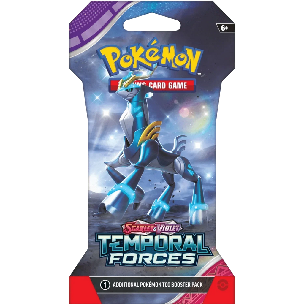Pokemon TCG - Scarlet & Violet - Temporal Forces - Sleeved Booster Pack