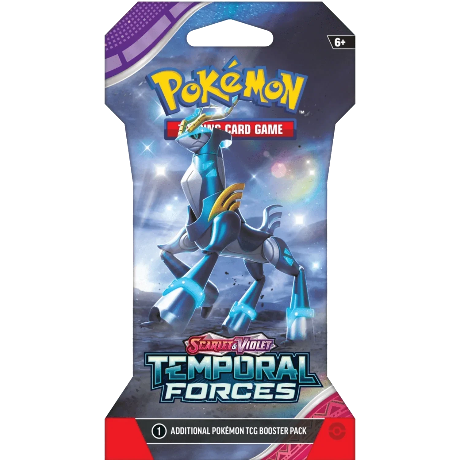 Pokemon TCG - Scarlet & Violet - Temporal Forces - Sleeved Booster Pack