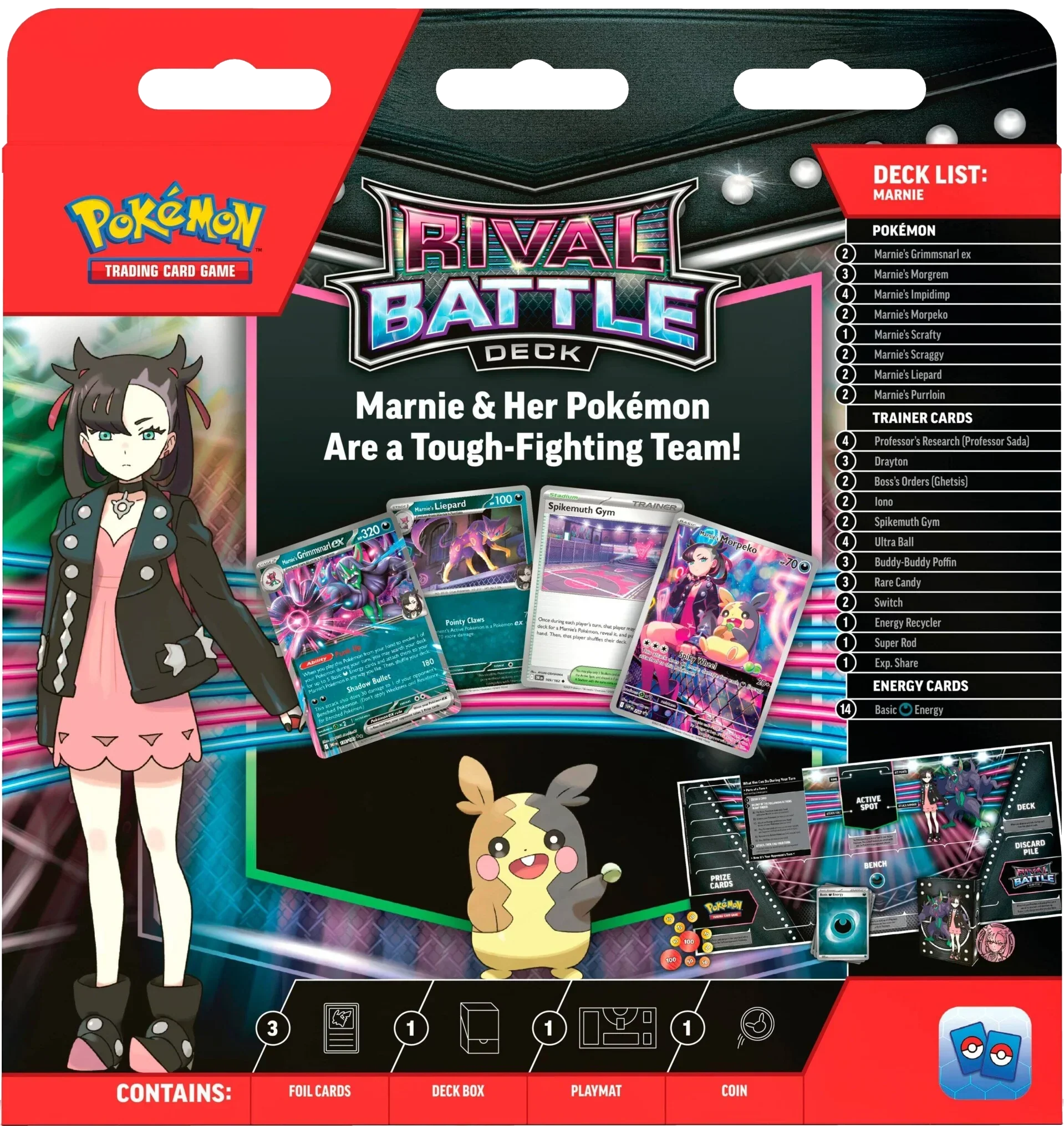 Pokemon TCG - Scarlet & Violet - Rival Battle Deck - Marnie