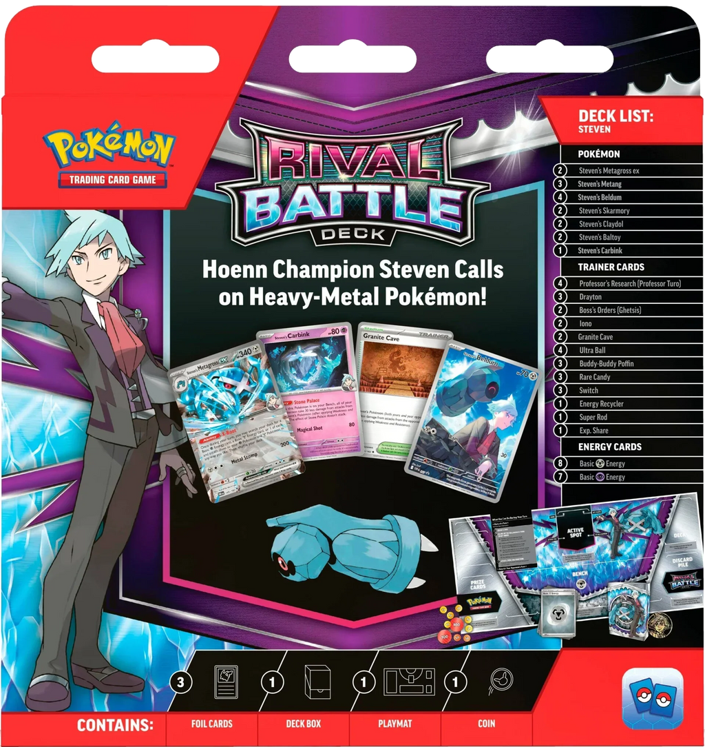 Pokemon TCG - Scarlet & Violet - Rival Battle Deck - Steven