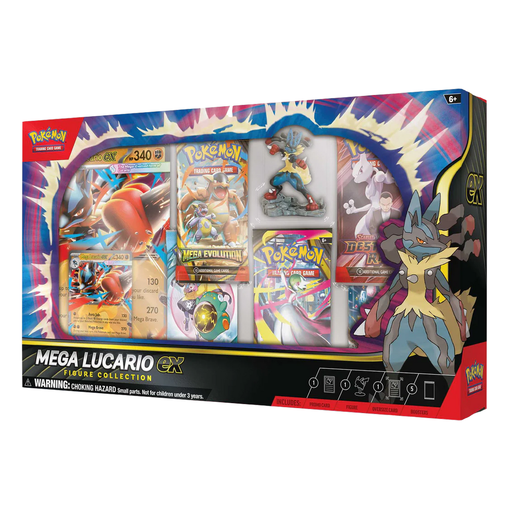 Pokemon TCG - Mega Evolution - Mega Lucario ex Figure Collection Box