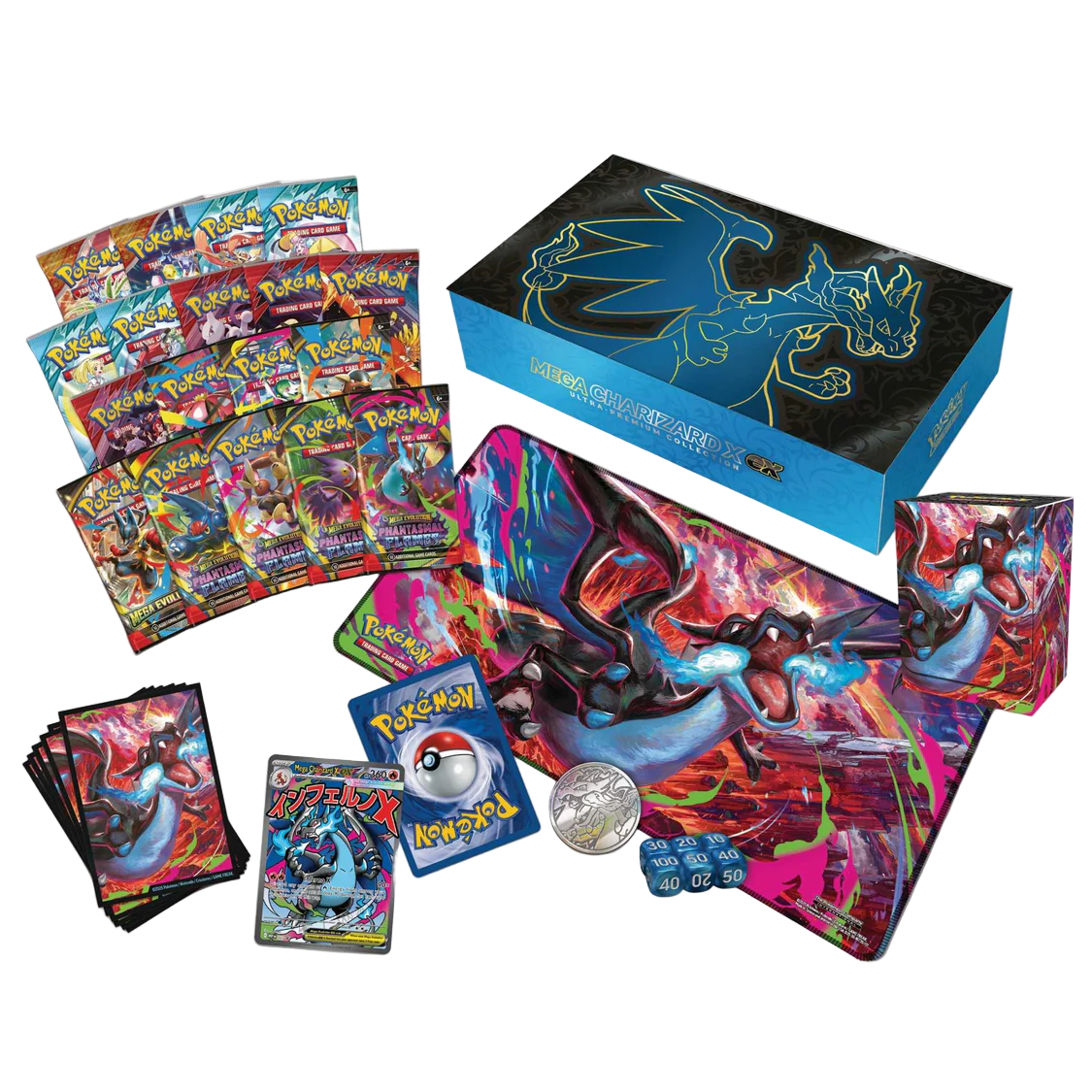 Pokemon TCG - Mega Evolution - Ultra-Premium Collection - Mega Charizard X