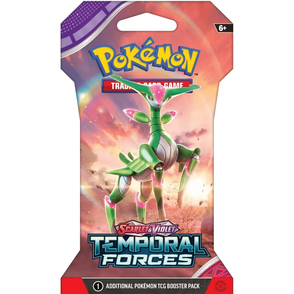 Pokemon TCG - Scarlet & Violet - Temporal Forces - Sleeved Booster Pack
