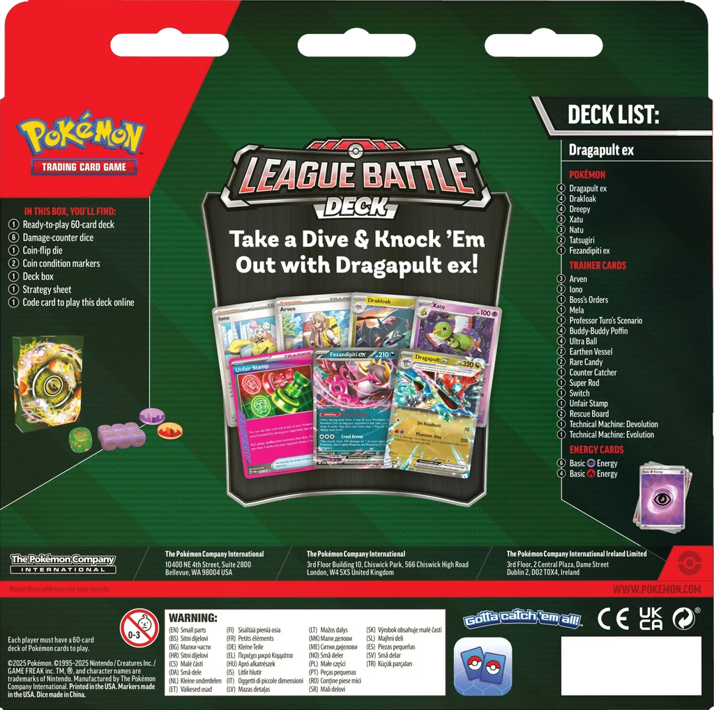 Pokemon TCG - Scarlet & Violet - League Battle Deck - Dragapult ex
