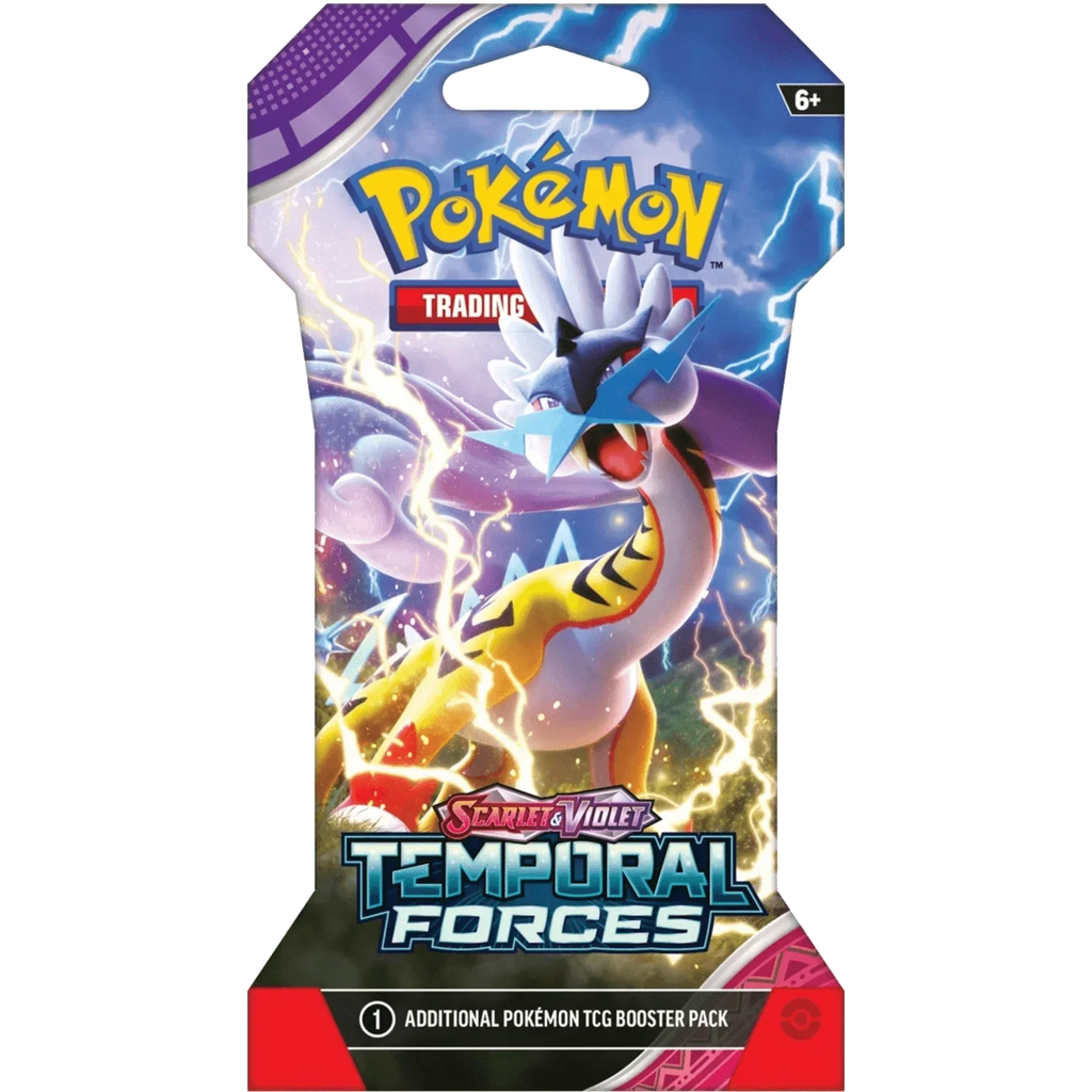 Pokemon TCG - Scarlet & Violet - Temporal Forces - Sleeved Booster Pack