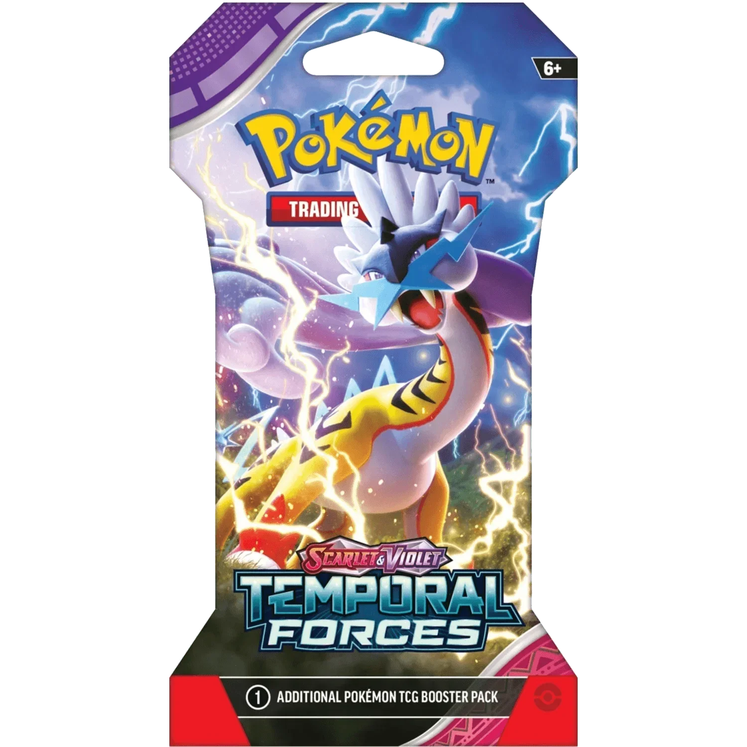 Pokemon TCG - Scarlet & Violet - Temporal Forces - Sleeved Booster Pack
