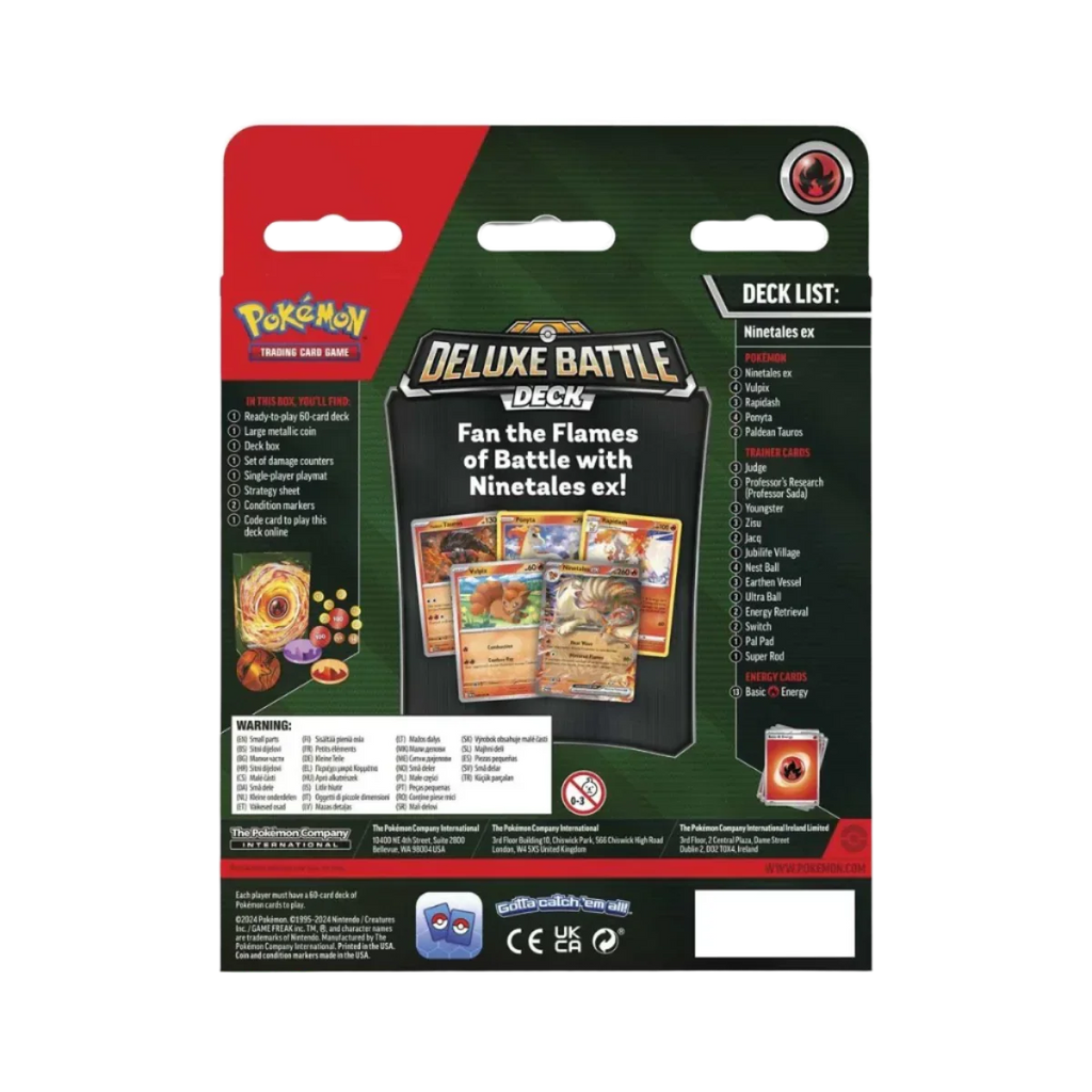 Pokemon TCG - Scarlet & Violet - Deluxe Battle Deck - Ninetales ex