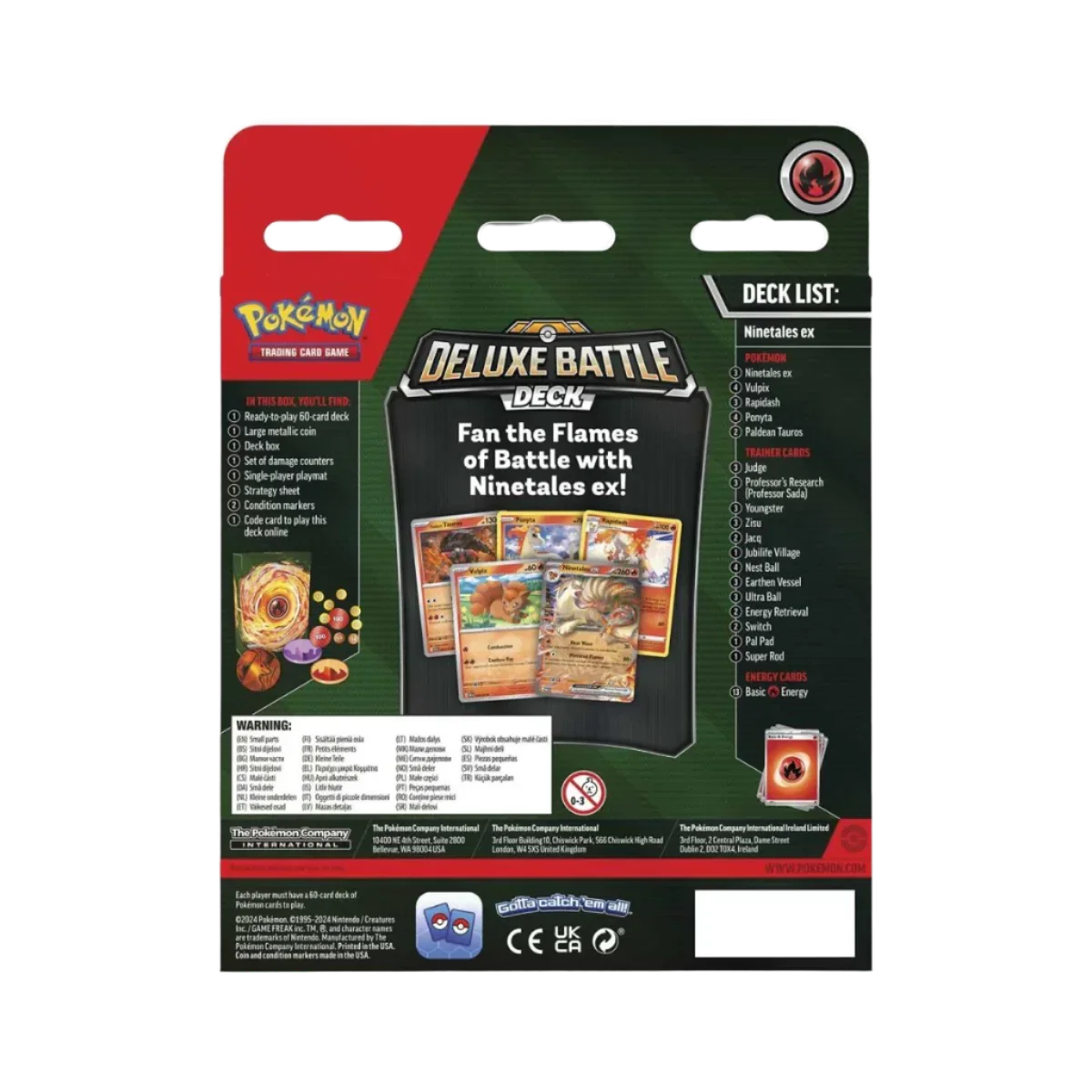 Pokemon TCG - Scarlet & Violet - Deluxe Battle Deck - Ninetales ex