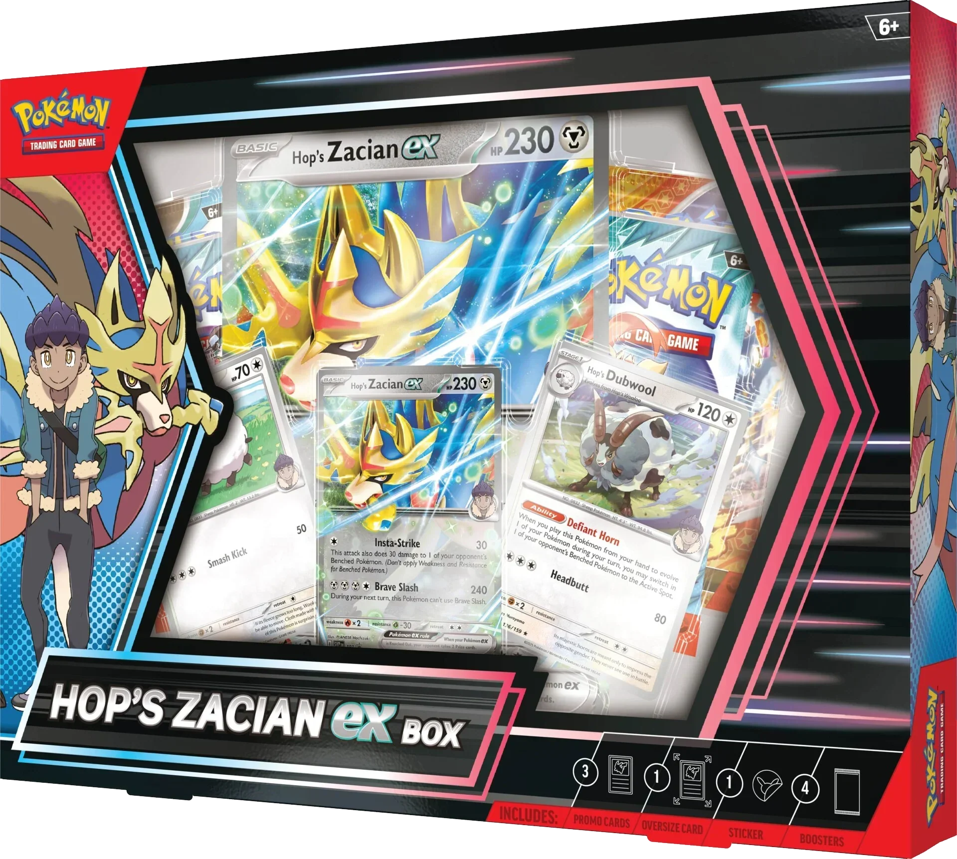 Pokemon TCG - Scarlet & Violet - Hop's Zacian ex Collection Box