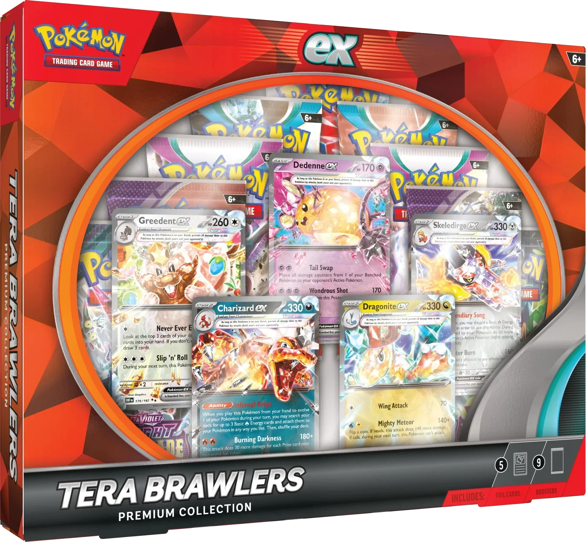 Pokemon TCG - Scarlet & Violet -  Tera Brawlers Premium Collection Box