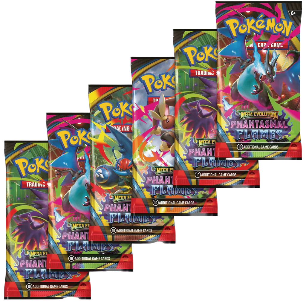 Pokemon TCG - Mega Evolution - Phantasmal Flames - Booster Bundle
