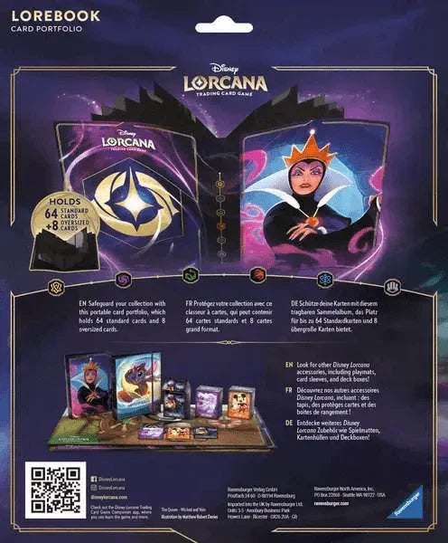 Disney - Lorcana TCG - Lorebook - Evil Queen 4-Pocket Portfolio