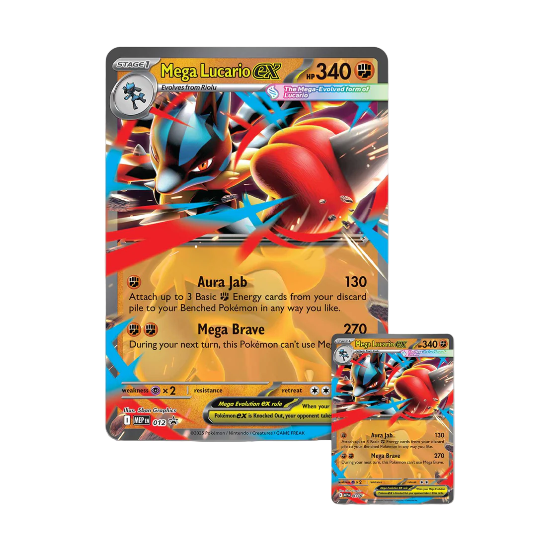Pokemon TCG - Mega Evolution - Mega Lucario ex Figure Collection Box