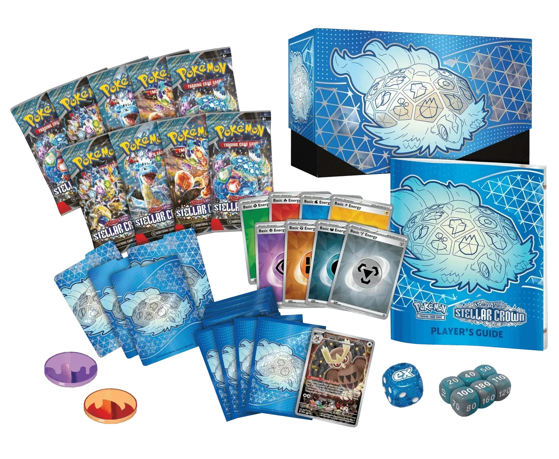 Pokemon TCG - Scarlet & Violet - Stellar Crown - Display Case (10x Elite Trainer Boxes)