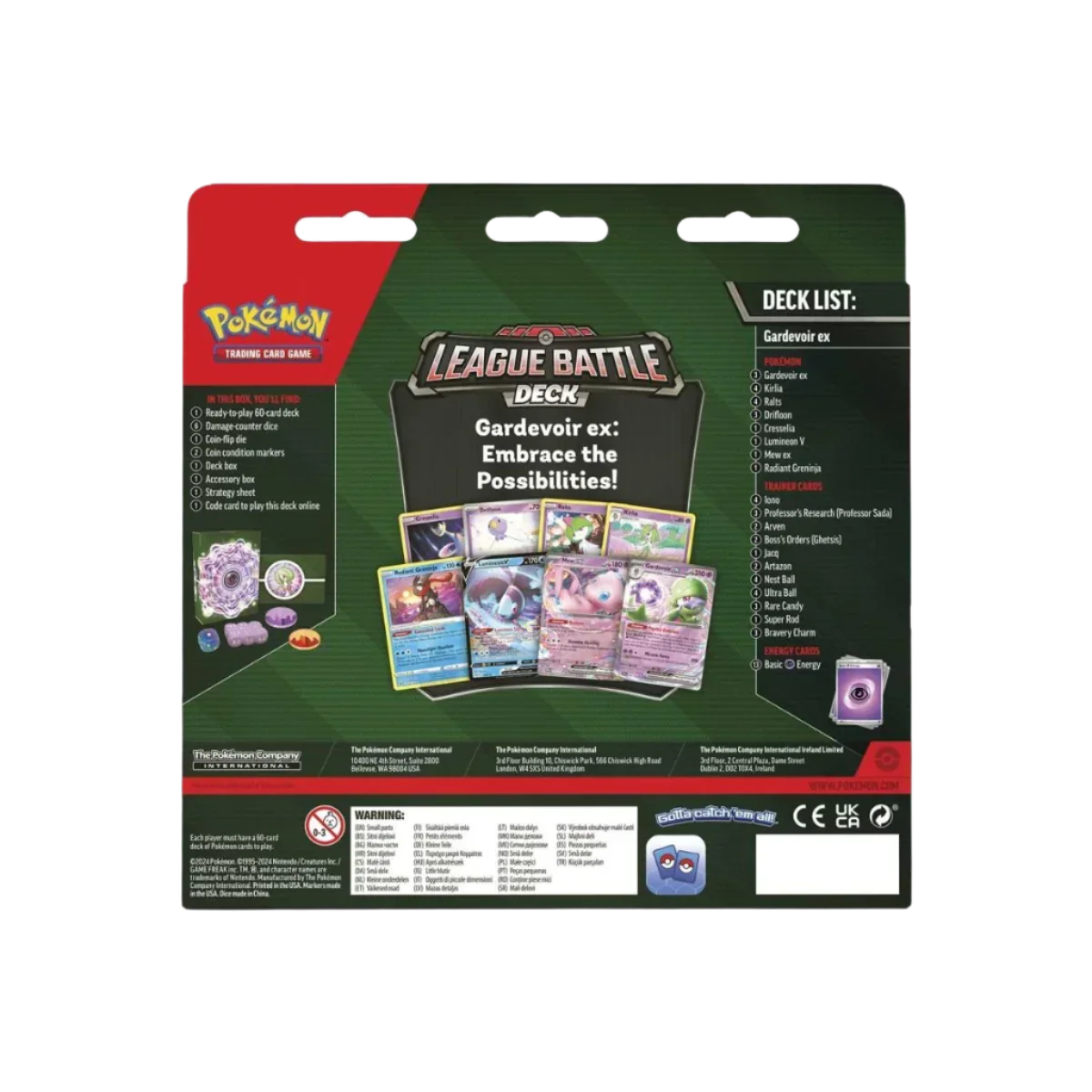 Pokemon TCG - Scarlet & Violet - League Battle Deck - Gardevoir ex