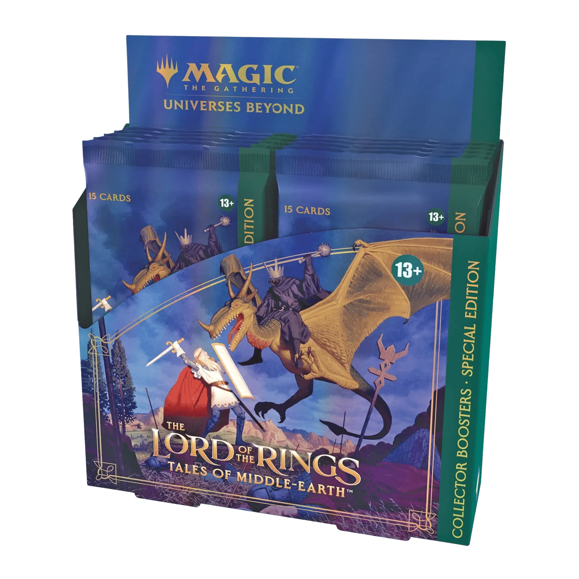 Magic: The Gathering - Universes Beyond - Lord of the Rings: Tales of Middle-Earth - Collector Booster Box (12x Packs) - Special Holiday Edition