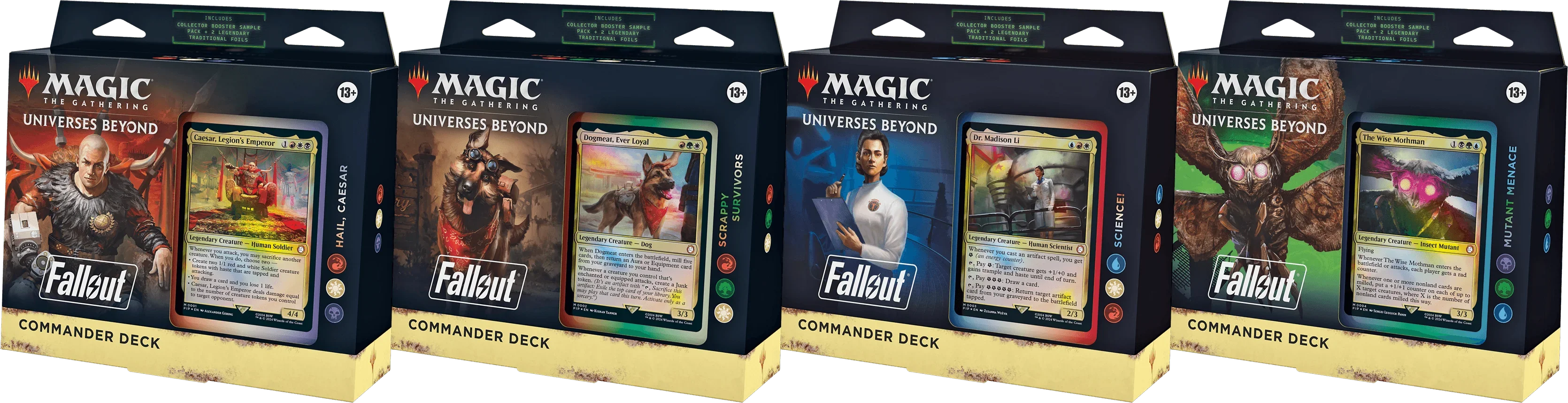 Magic: The Gathering - Universes Beyond - Fallout - Commander Decks