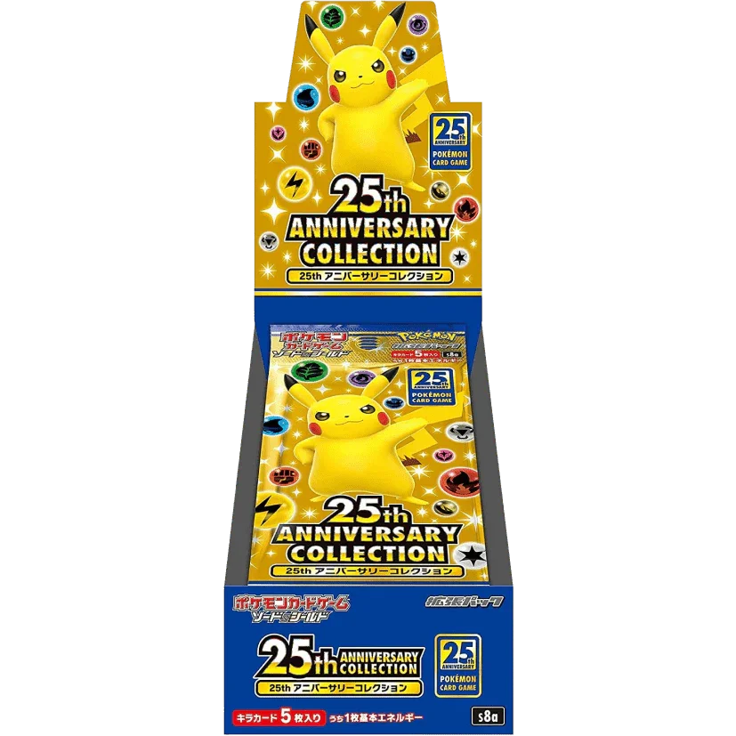 Pokemon TCG - Sword &amp; Shield - 25th Anniversary Collection (S8a) - Booster Box (Japanese)