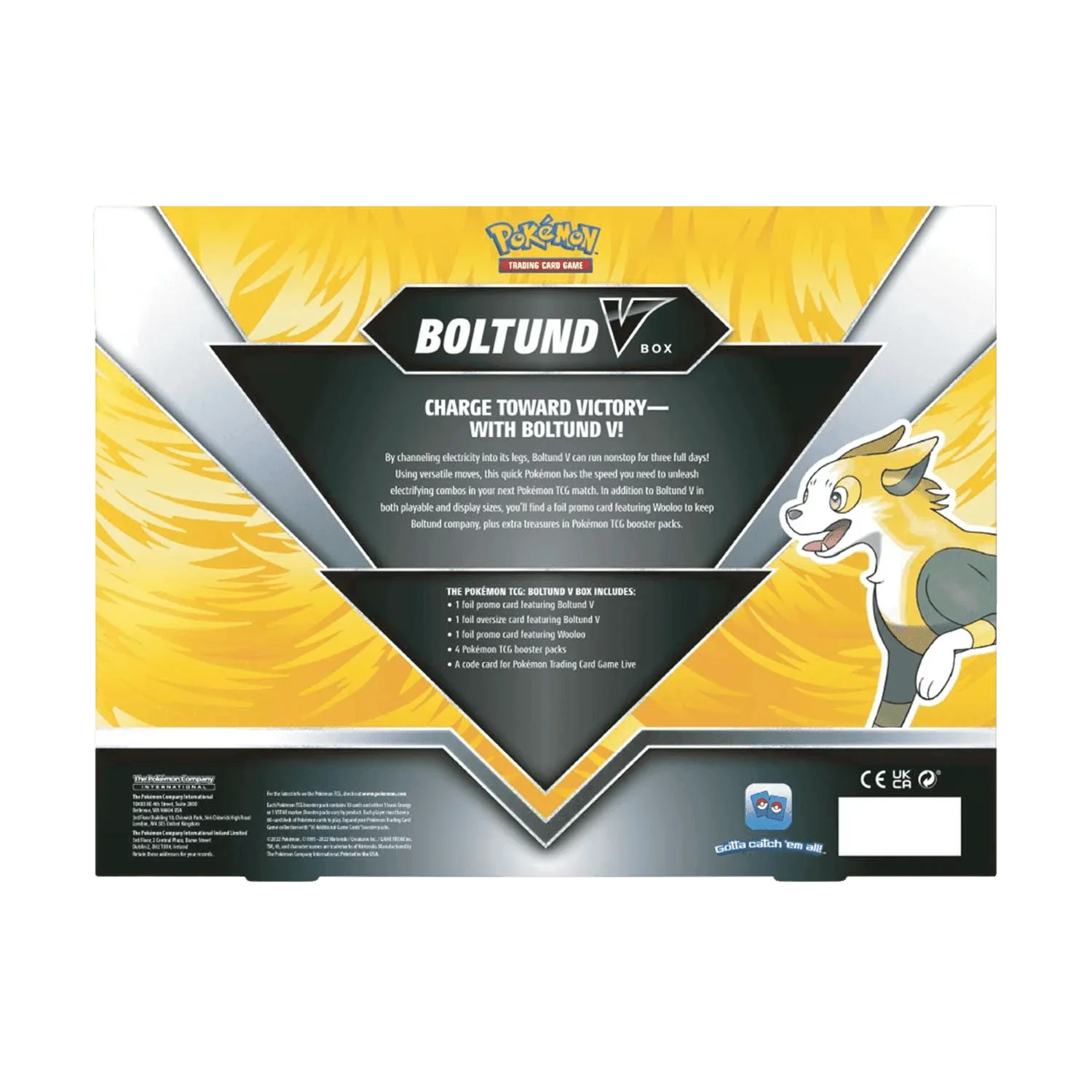 Pokemon TCG - Sword & Shield - Boltund V Collection Box