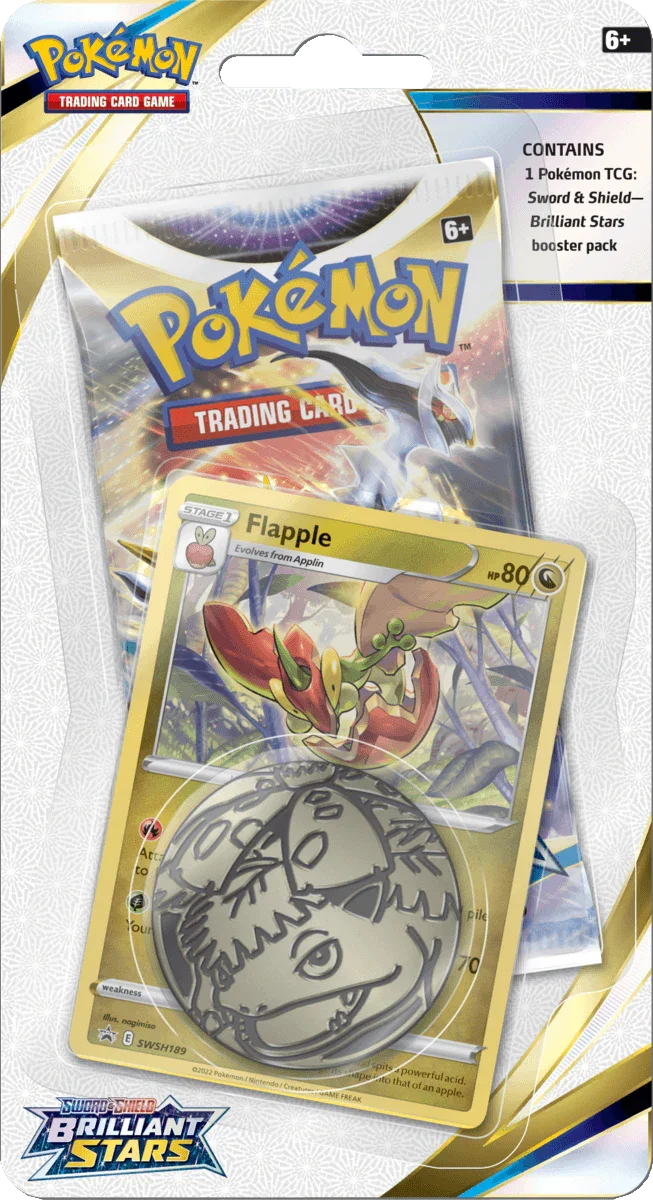 Pokemon TCG - Sword & Shield - Brilliant Stars - Checklane Blister Packs