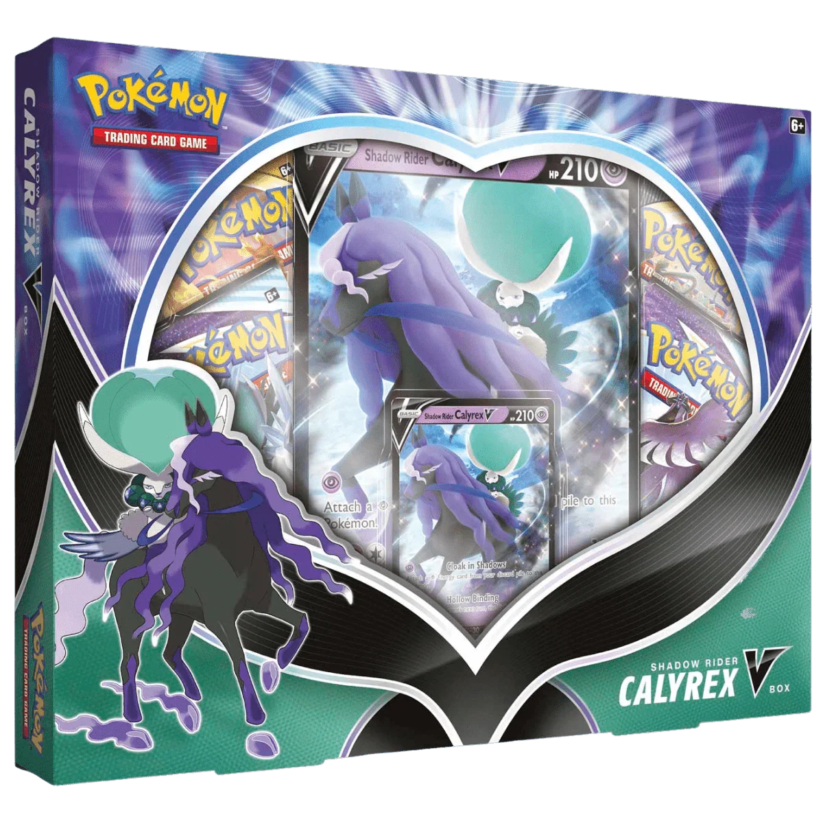 Pokemon TCG - Sword & Shield - Calyrex V Collection Box - Shadow Rider