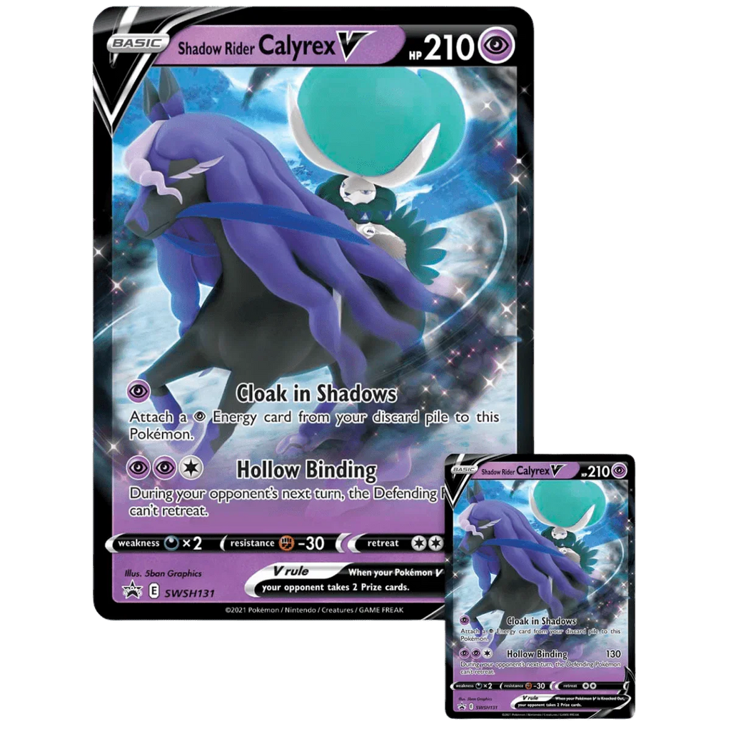 Pokemon TCG - Sword & Shield - Calyrex V Collection Box - Shadow Rider