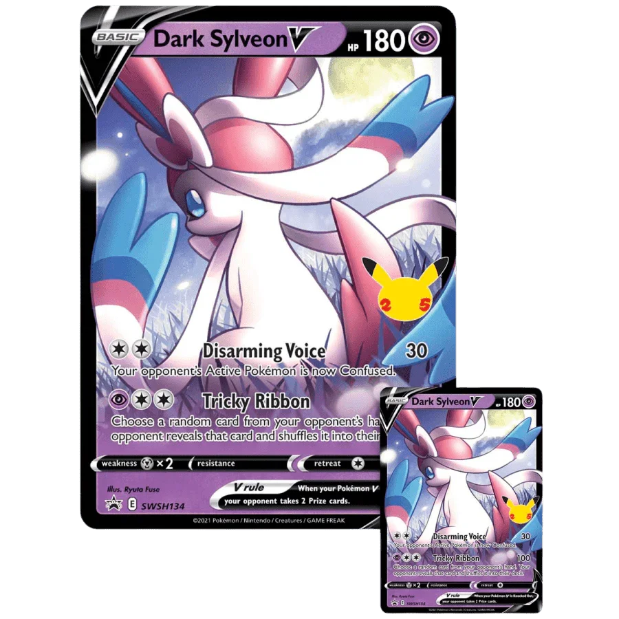 Pokemon TCG - Sword & Shield - Celebrations - Dark Sylveon Collection Box