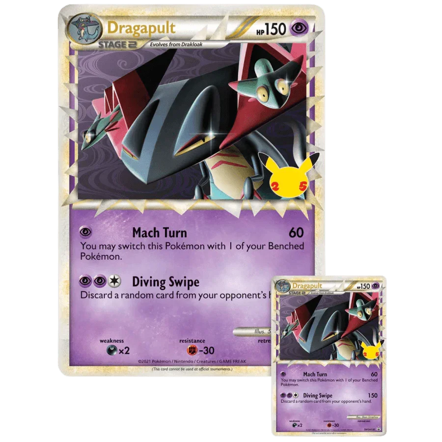 Pokemon TCG - Sword & Shield - Celebrations - Dragapult Prime Collection Box
