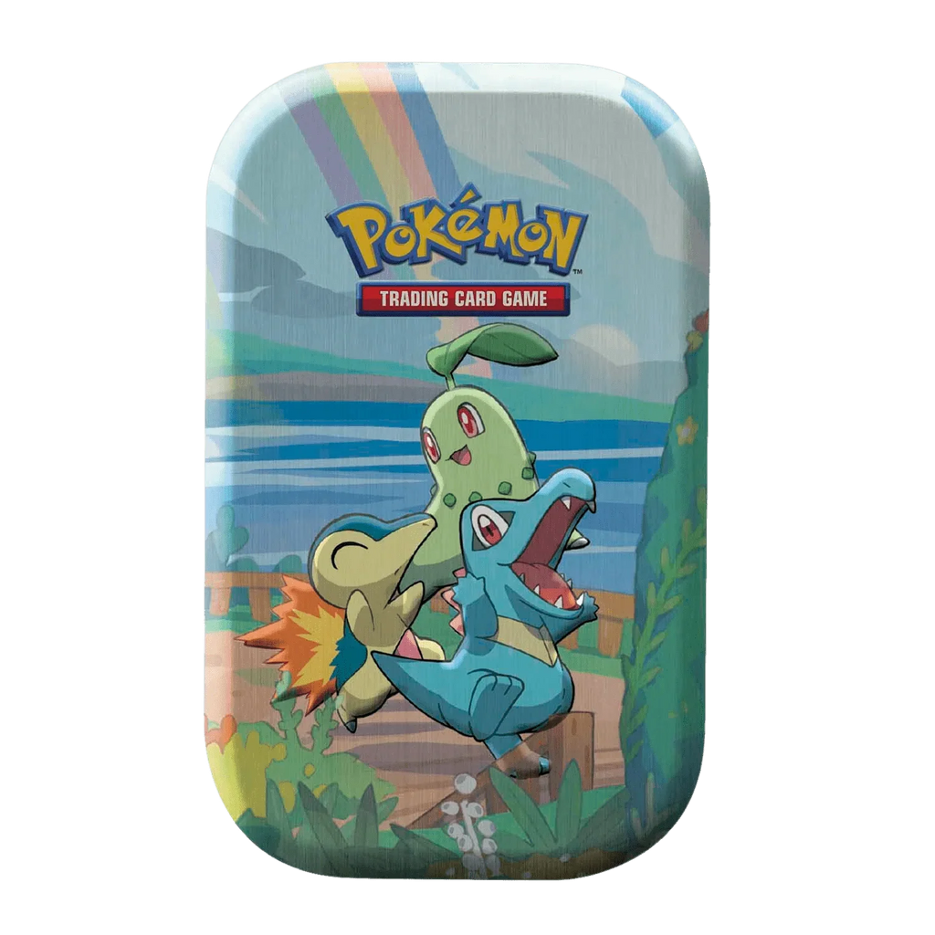 Pokemon TCG - Sword & Shield - Celebrations - Mini Tin - Chikorita, Cyndaquil & Totodile