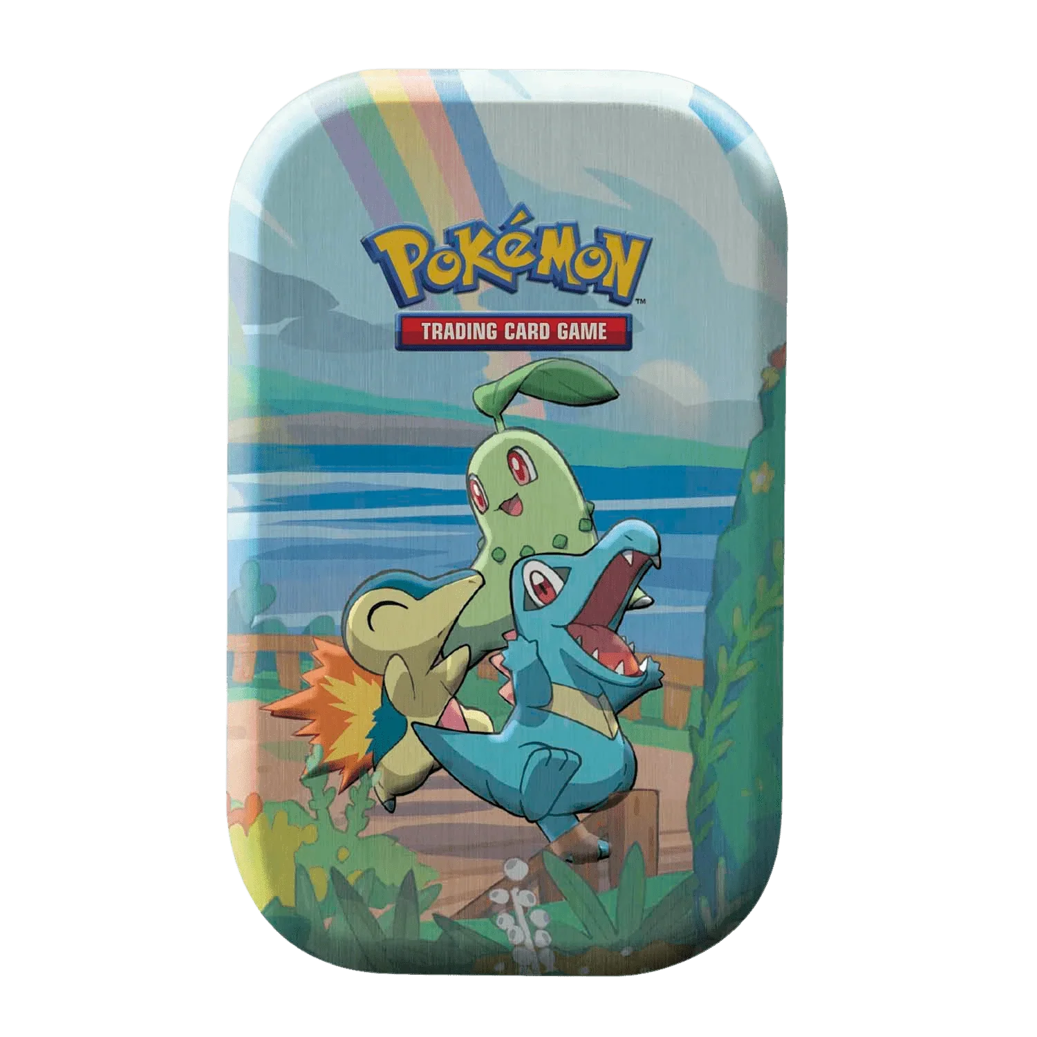 Pokemon TCG - Sword & Shield - Celebrations - Mini Tin - Chikorita, Cyndaquil & Totodile