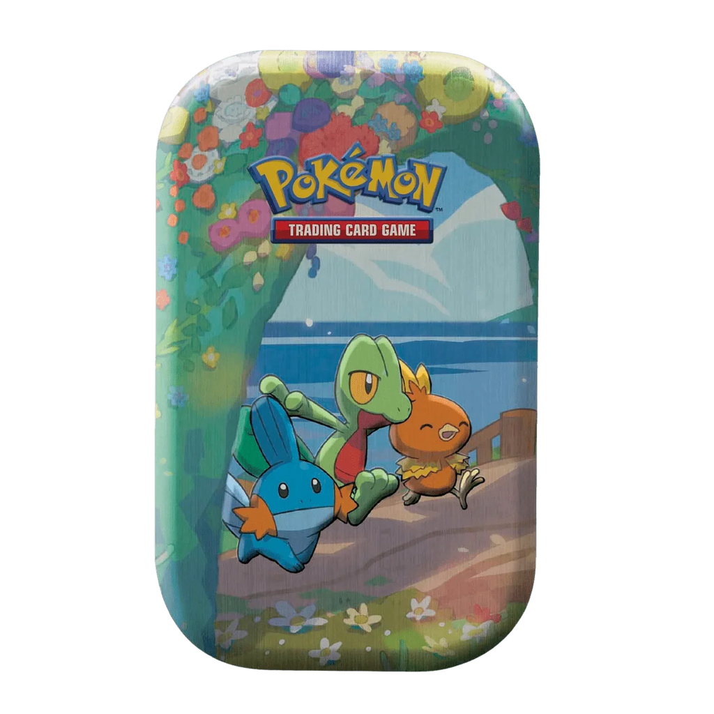 Pokemon TCG - Sword & Shield - Celebrations - Mini Tin - Treecko, Torchic & Mudkip