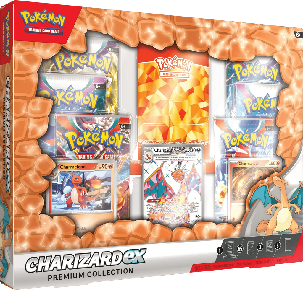 Pokemon TCG - Scarlet & Violet - Charizard ex Premium Collection Box
