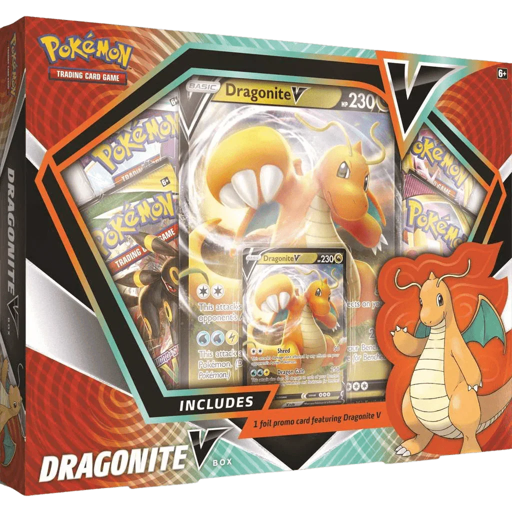 Pokemon TCG - Sword & Shield - Dragonite V Collection Box