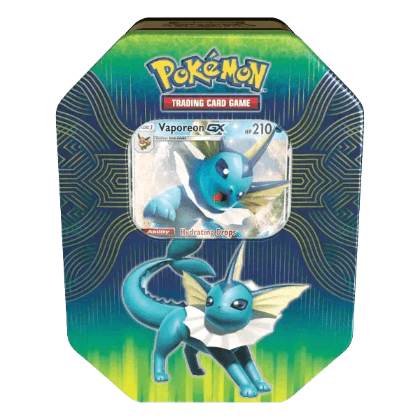 Pokemon TCG - Sun & Moon - Elemental Power Tin - Vaporeon GX