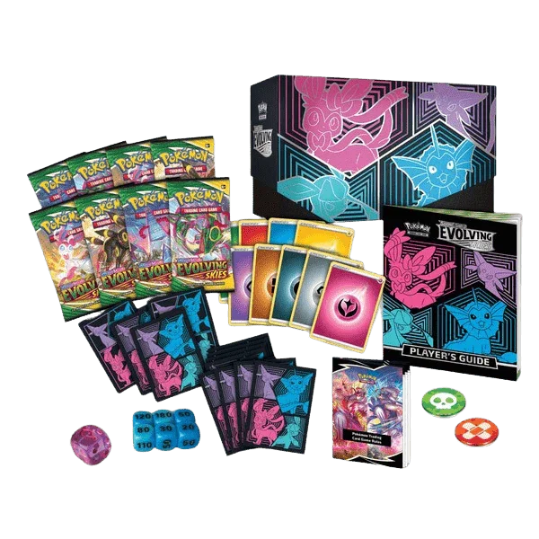 Pokemon TCG - Sword & Shield - Evolving Skies - Elite Trainer Box (Sylveon, Espeon, Glaceon, Vaporeon)