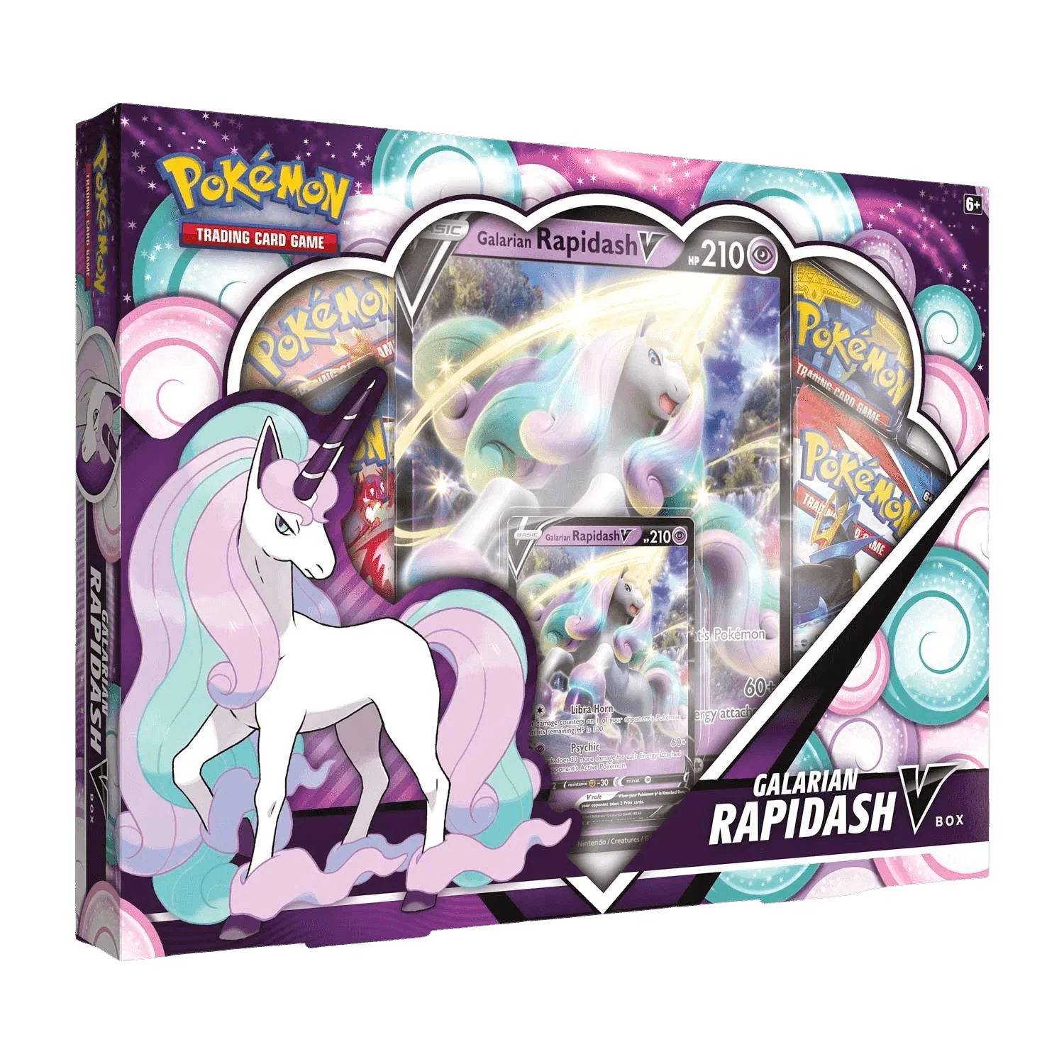 Pokemon TCG - Sword & Shield - Galarian Rapidash V Collection Box