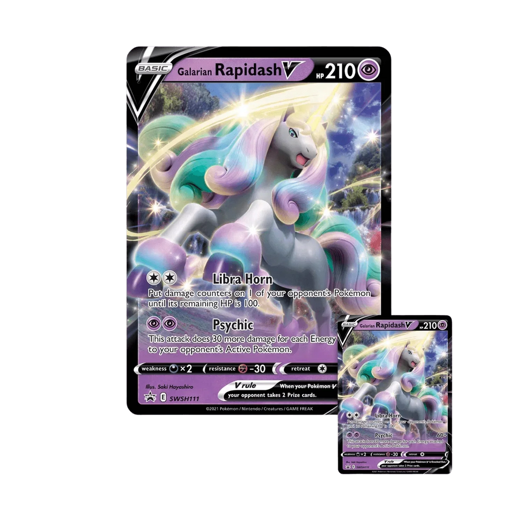 Pokemon TCG - Sword & Shield - Galarian Rapidash V Collection Box