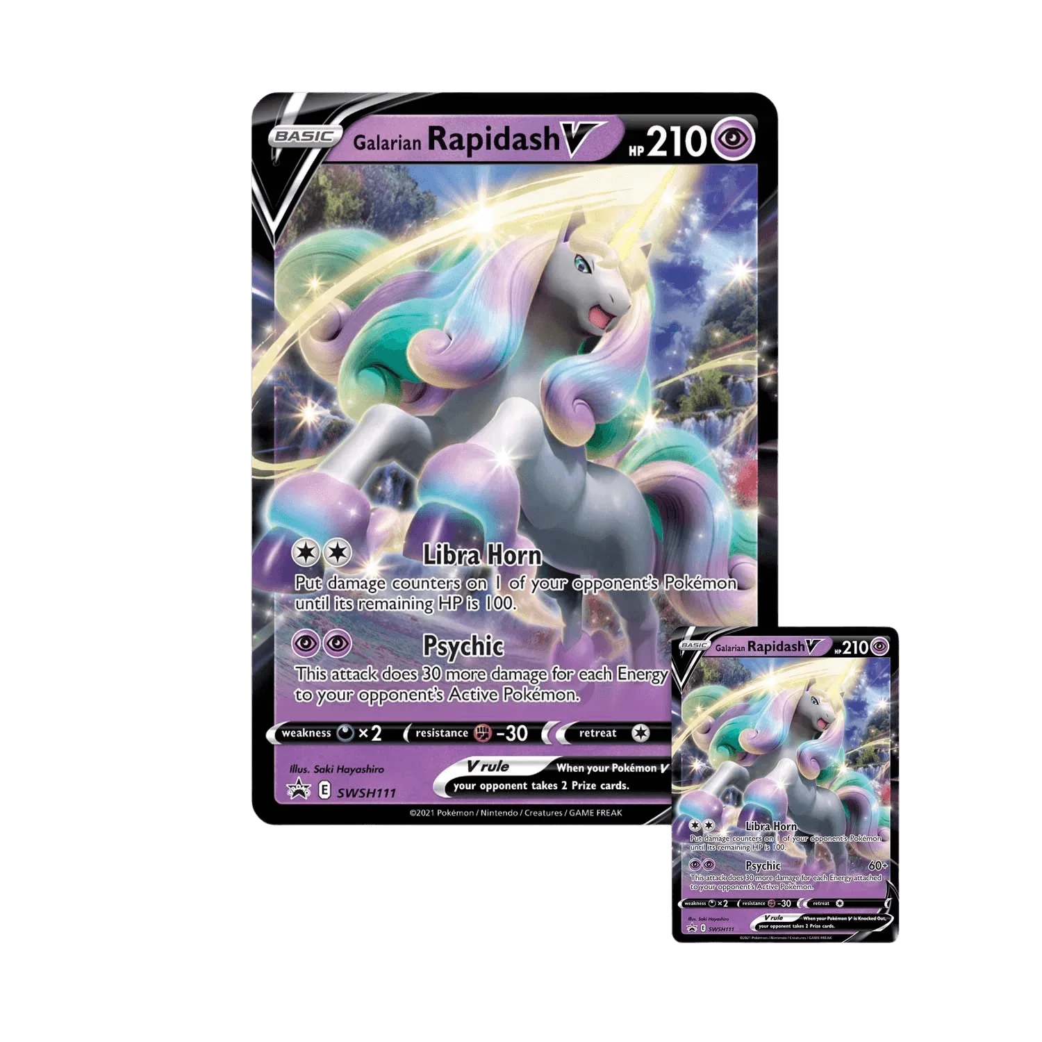 Pokemon TCG - Sword & Shield - Galarian Rapidash V Collection Box