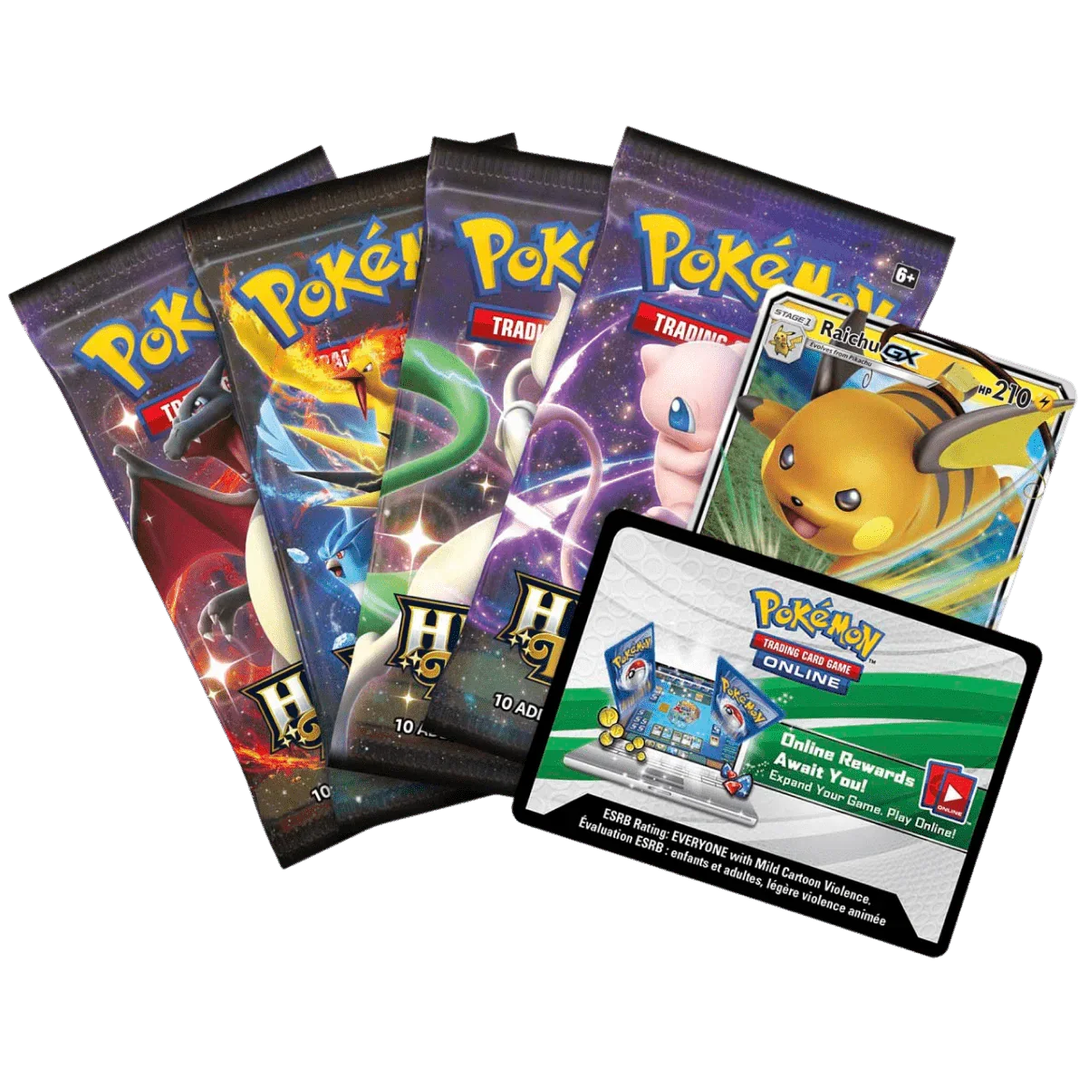 Pokemon TCG - Sun & Moon - Hidden Fates Tin - Raichu GX