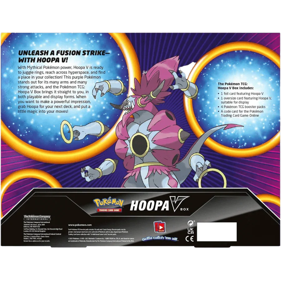 Pokemon TCG - Sword & Shield - Hoopa V Collection Box