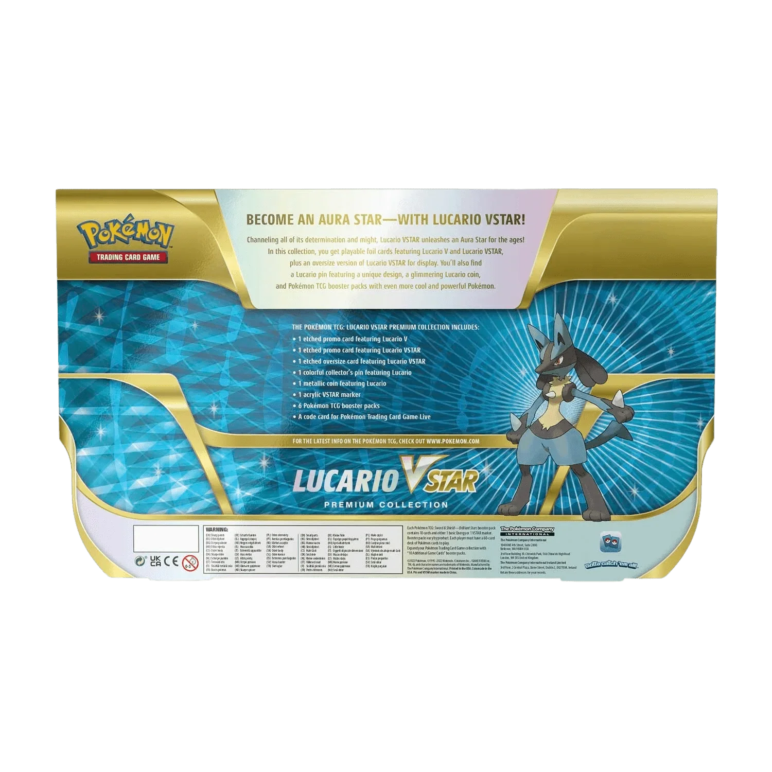 Pokemon TCG - Sword & Shield - Lucario VSTAR Special Collection Box