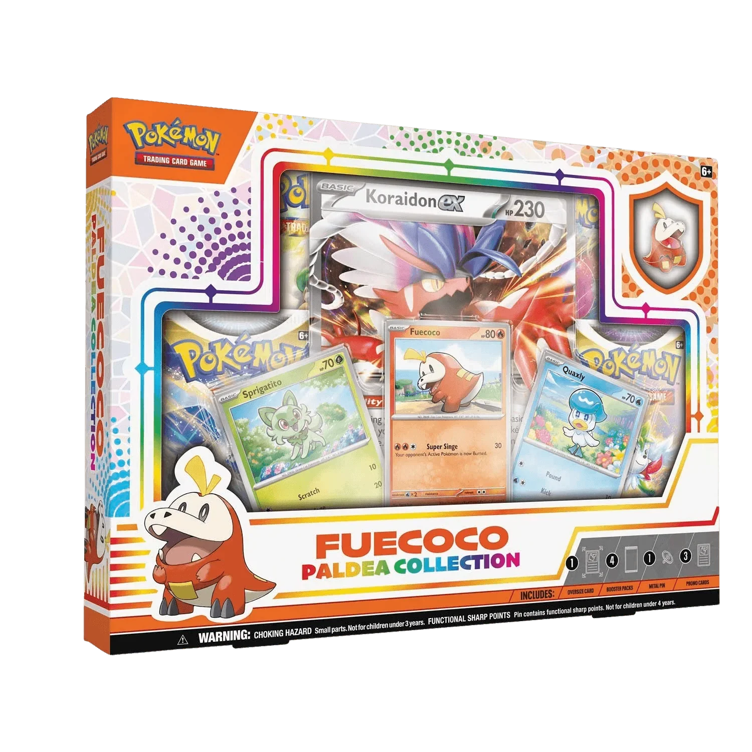 Pokemon TCG - Scarlet & Violet - Paldea Collection Box - Fuecoco