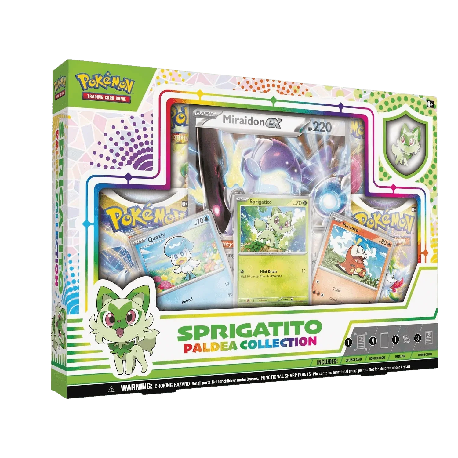 Pokemon TCG - Scarlet & Violet - Paldea Collection Box - Sprigatito