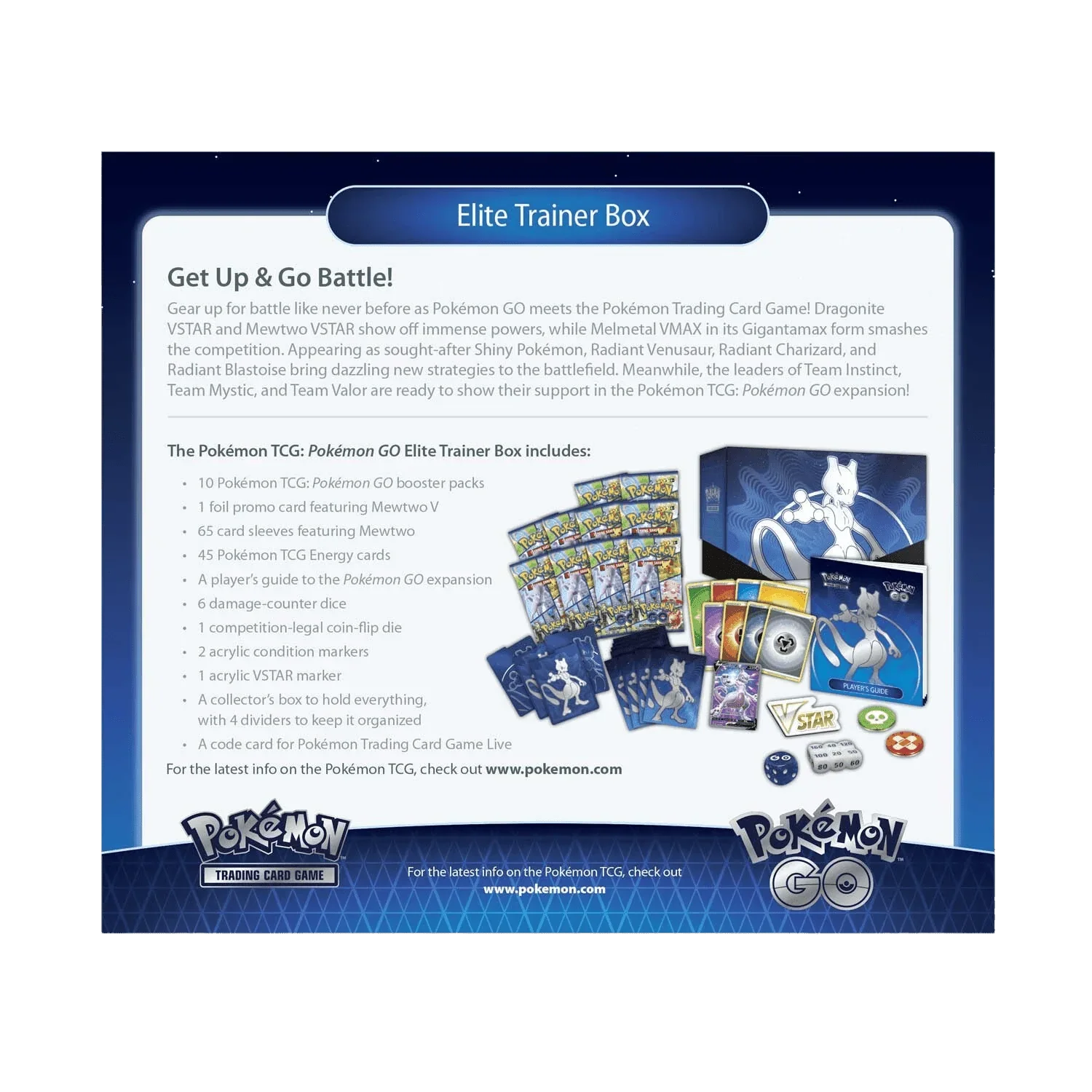 Pokemon TCG - Sword & Shield - Pokémon GO - Elite Trainer Box