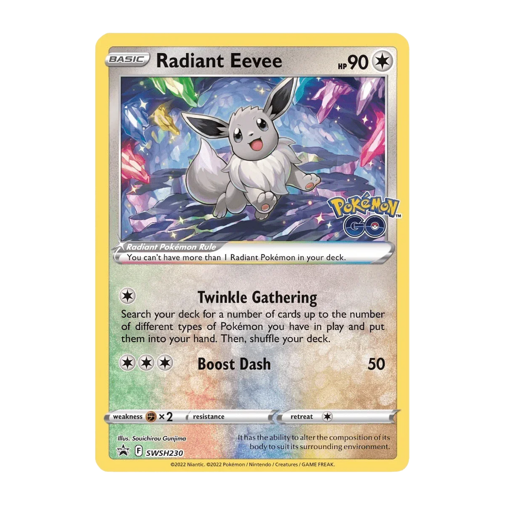 Pokemon TCG - Sword & Shield - Pokémon GO Premium Collection Box - Radiant Eevee