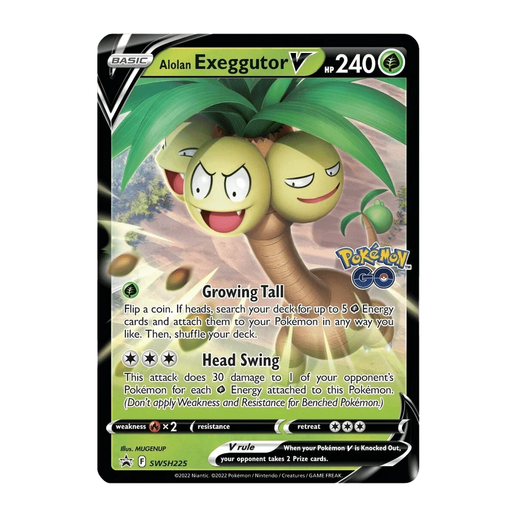 Pokemon TCG - Sword & Shield - Pokémon GO Special Collection Box - Alolan Exeggutor V