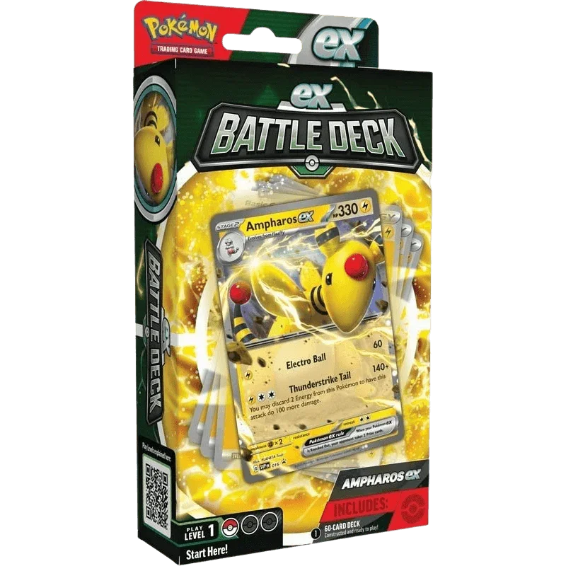 Pokemon TCG - Scarlet & Violet - Ampharos Ex Battle Deck