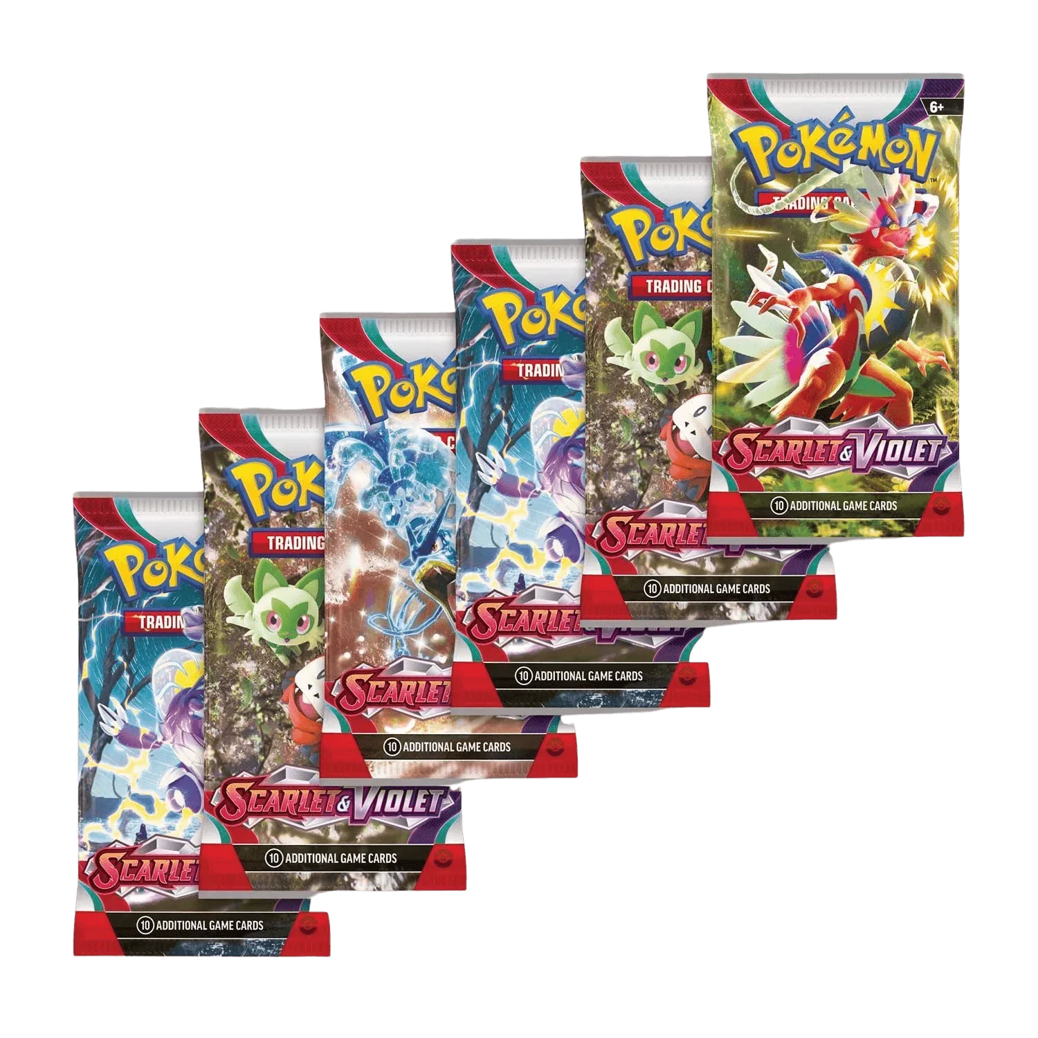 Pokemon TCG - Scarlet & Violet - Base Set - Booster Bundle (6 Packs)