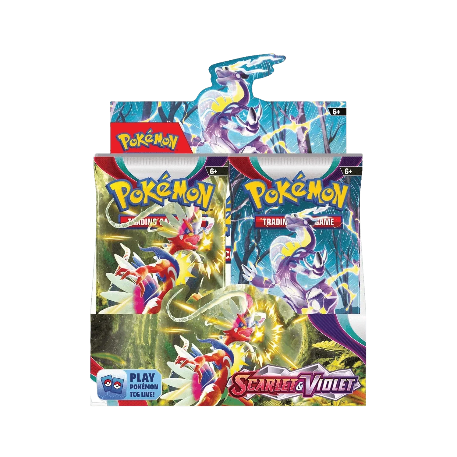 Pokemon TCG - Scarlet & Violet - Base Set - Display Case (6x Booster Boxes)